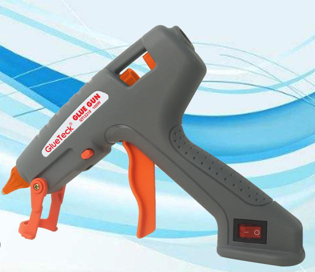 pistola de pegamento termofusible profesional para aficionados al bricolaje o uso industrial
